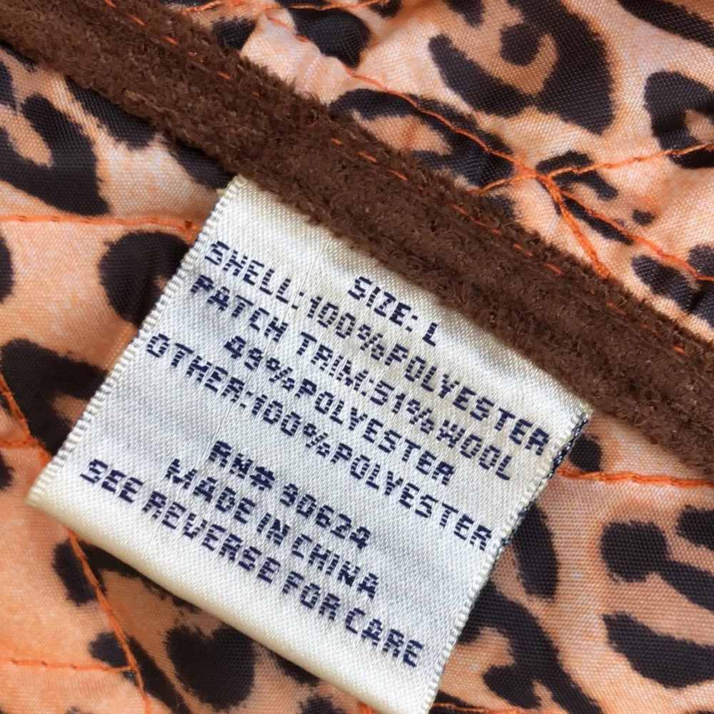 Like new! - TASHA POLIZZI Quilted & Wool Patch Snap Front Coat - Picture 11 of 11